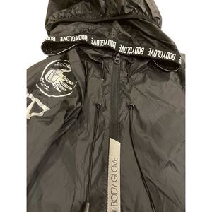 BODY GLOVE MEN'S LIGHTWEIGHT PACKABLE JACKET - BLACK SIZE L